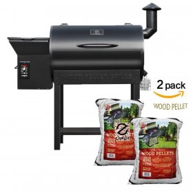 Z GRILLS Pellet Grill and Smoker BBQ with Digital Controls,684 Sq grilling Area