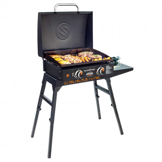 Blackstone Adventure Ready 22\" Griddle with Hood, Legs, Adapter Hose