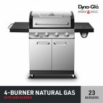 Dyna-Glo 4 Burner Silver Natural Gas Gas Grill