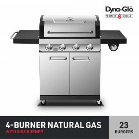 Dyna-Glo 4 Burner Silver Natural Gas Gas Grill