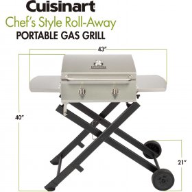 Cuisinart Chef's Style Roll-Away Portable Gas Grill