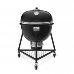 Weber 24 in. Summit E6 Charcoal Kamado Grill and Smoker Black - Case Of: 1;