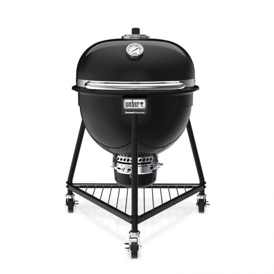 Weber 24 in. Summit E6 Charcoal Kamado Grill and Smoker Black - Case Of: 1;