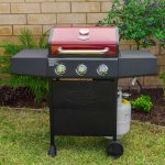 Expert Grill 3 Burner Propane Gas Grill in Red