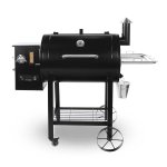 Pit Boss 820XL Wood Fired Pellet Grill, 849 Sq. inch Cooking Space, Black