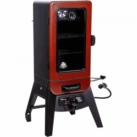 PIT BOSS PBV3G1 Vertical Smoker, 3 Series, Red Hammertone