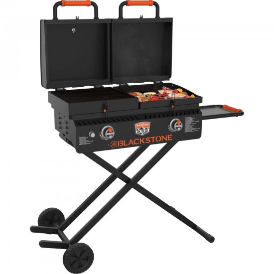 Blackstone 17\" On The Go Griddle & Grill Combo