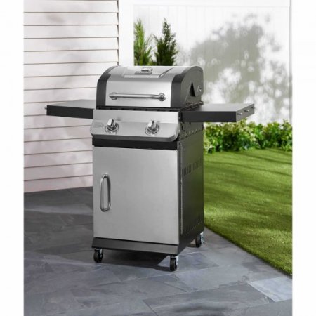 Dyna-Glo 2 Burner Silver Natural Gas Outdoor Gas Grill