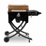 Pit Boss Portable Wood Pellet Grill, Pit Stop Smoker with foldable legs