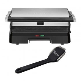 Cuisinart GR-11 Griddler Grill and Panini Press with Heavy Duty Small Brush