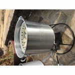 King Kooker #KK80 - 80Qt Aluminum Boiling Pot with Lid and Basket