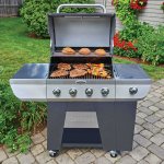 Cuisinart Deluxe Four-Burner Propane Gas Grill with Side Burner