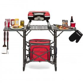 Cuisinart Aluminum Grill Stand with Adjustable Shelf