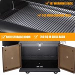 Z Grills Wood Pellet Fired Grill & Smoker with Patio Cover, 7 in 1- Grill, 700 Cooking Area, BBQ with Electric Digital Controls for Outdoor,Garden Barbecue