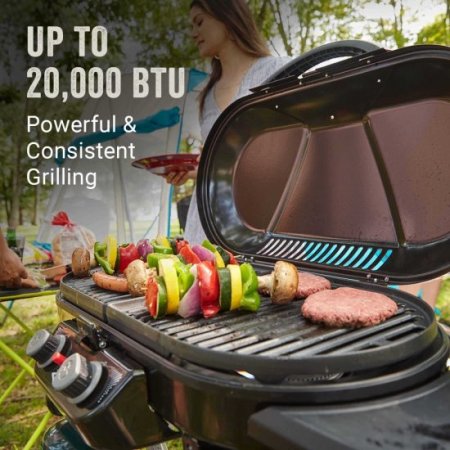 Coleman RoadTrip X-Cursion 2 Burner Propane Gas Portable Grill