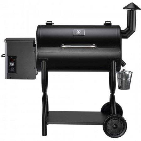 Z GRILLS Wood Pellet Grill ZPG-550B Electric Outdoor Smoker 550 SQIN Cooking Area