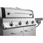 Dyna-Glo 4 Burner Silver and Black Propane Gas Grill