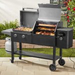 Expert Grill Concord 3-In-1 Pellet Grill, Smoker, and Propane Gas Griddle