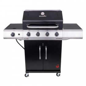 Char-Broil Performance 4-Burner Liquid Propane, (LP), Cabinet-Style Outdoor Gas Grill- Black