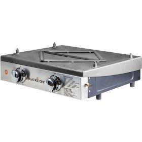 Blackstone 2-Burner 22'' Tabletop Griddle with Stainless Steel Front