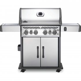 Rogue SE 525 Propane Gas Grill with Infrared Rear and Side Burners, Stainless Steel
