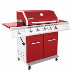 Royal Gourmet GA5403R 5-Burner BBQ Cabinet Style Gas Grill with Rotisserie Kit, Rear Burner, Sear Burner and Side Burner