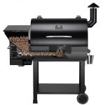 Z GRILLS Wood Pellet Grill ZPG-7002B Electric Outdoor Smoker 700 SQIN Cooking Area