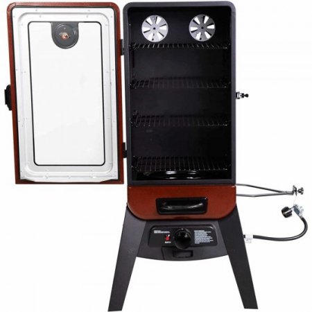 PIT BOSS PBV3G1 Vertical Smoker, 3 Series, Red Hammertone