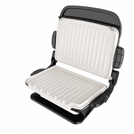 George Foreman 5-Serving Evolve Grill With Waffle Plates And Ceramic Grill Plates Black