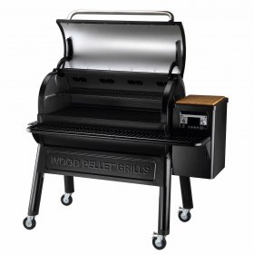ZPG-11002B 1068 sq. in. Wi-Fi Wood Pellet Grill and Smoker 8-in-1 BBQ Black