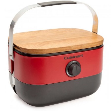 Cuisinart 1 Burner Red Propane Portable Gas Grill