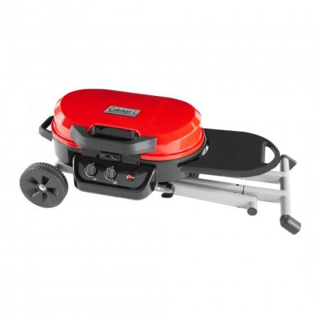 Coleman RoadTrip 225 Standup Propane Gas Grill, Red