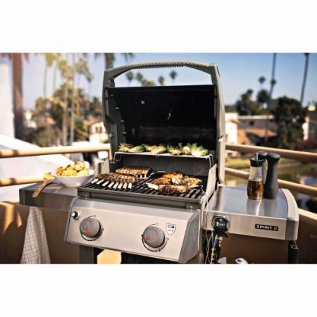 Weber Spirit II E-210 Propane Gas Grill, Black