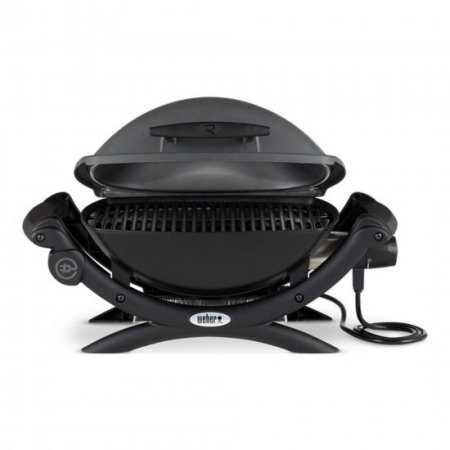 Weber Q 1400 Electric Grill (Black) All-in-One Bundle