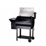 Z GRILLS ZPG-7002E 2019 New Model Wood Pellet Smoker, 8 in 1 BBQ Grill Auto Temperature Control, 700 sq inch Cooking Area, Silver Cover Included