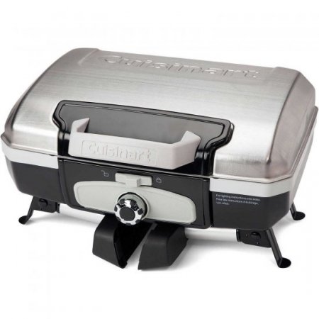 Cuisinart 1 Burner Silver and Black Propane Outdoor Gas Grill