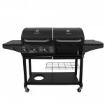 Char-Broil 1010 Liquid Propane, (LP), Gas & Charcoal Outdoor Combination Cart-Style Grill