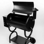 Z GRILLS ZPG-550B 590 sq. in. Wood Pellet Grill and Smoker 7-in-1 BBQ Black