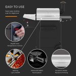 Z Grills L6002E Smart Wood Pellet Grill 6 in1 Outdoor BBQ Smoker 600 SQ Inches Cooking Area