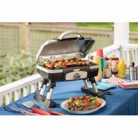 Cuisinart 1 Burner Silver and Black Propane Outdoor Gas Grill