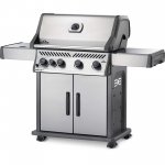 Rogue XT 525 Propane Gas Grill with Infrared Side Burner, Stainless Steel