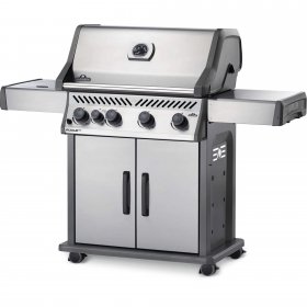 Rogue XT 525 Propane Gas Grill with Infrared Side Burner, Stainless Steel