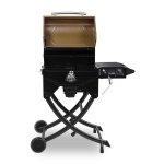 Pit Boss Portable Wood Pellet Grill, Pit Stop Smoker with foldable legs