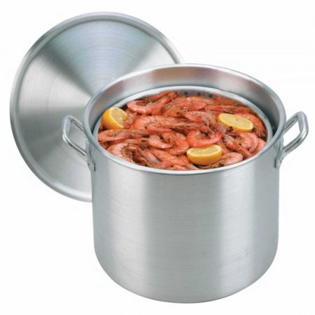 King Kooker #KK60 - 60Qt Aluminum Pot with Basket and Lid