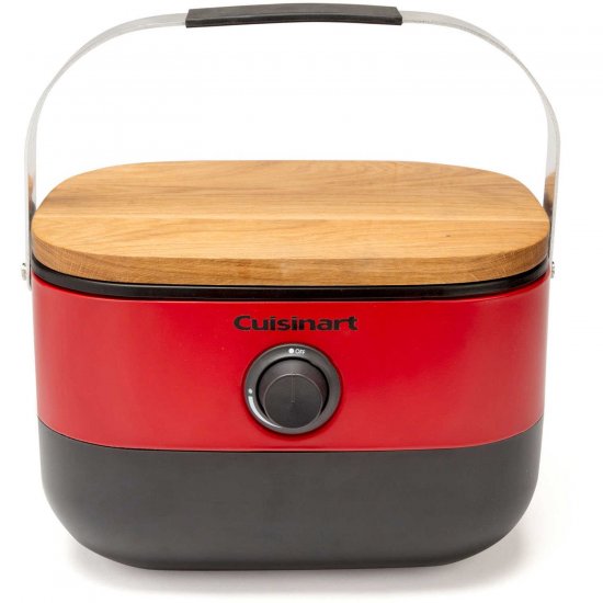 Cuisinart 1 Burner Red Propane Portable Gas Grill