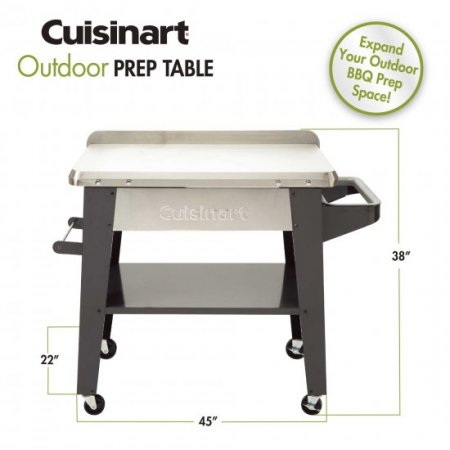 Cuisinart Stainless Steel Outdoor Prep Table