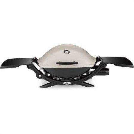 Weber Q 2200 1-Burner Portable Gas Grill, Titanium