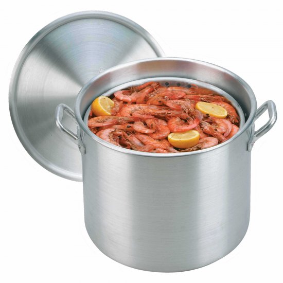 King Kooker #KK60 - 60Qt Aluminum Pot with Basket and Lid