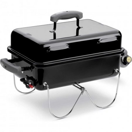 Weber 1141001 Go-Anywhere Gas Grill, ONE Size, Black