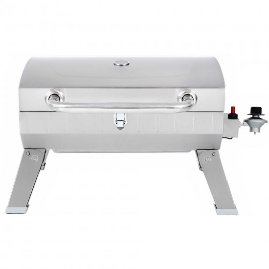 RevoAce 10,000 BTU Portable Gas Grill, Stainless Steel, GBT1754W